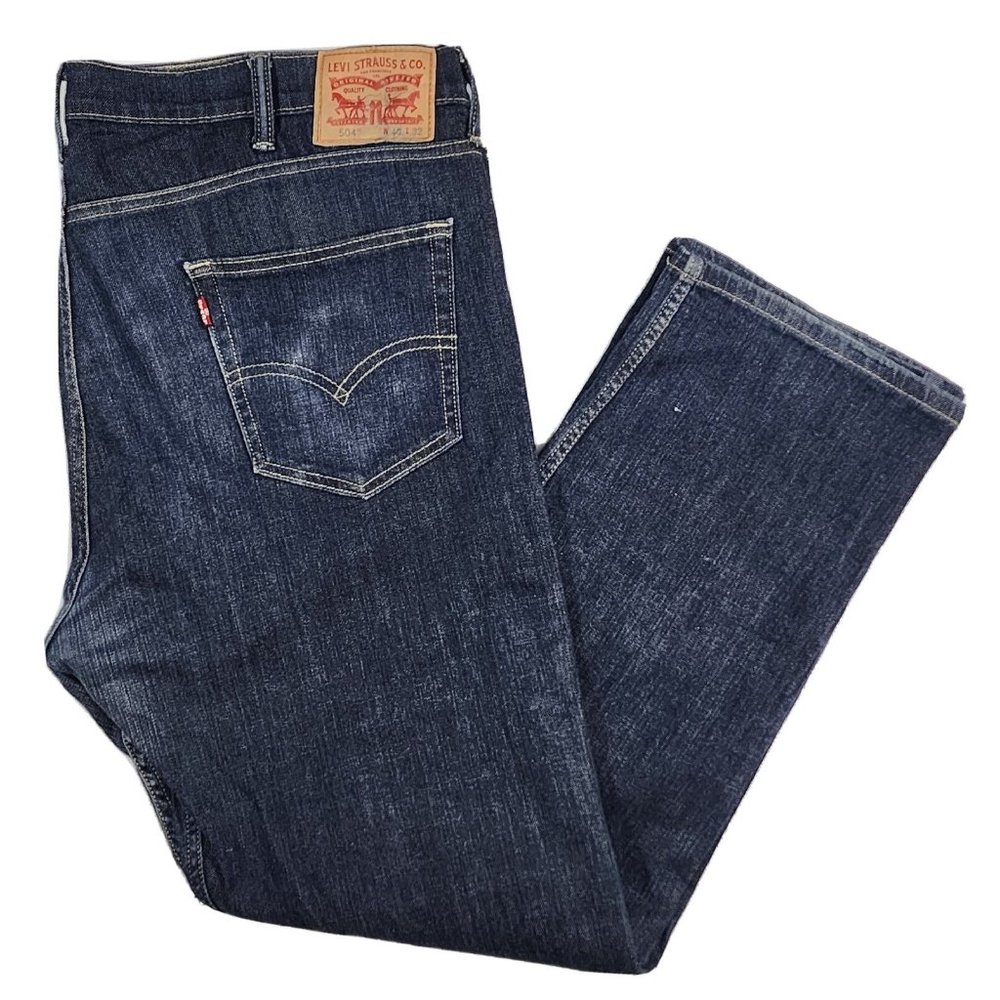 Jeans Levi Strauss & CO 504 Men's 40x32 Blue Straight